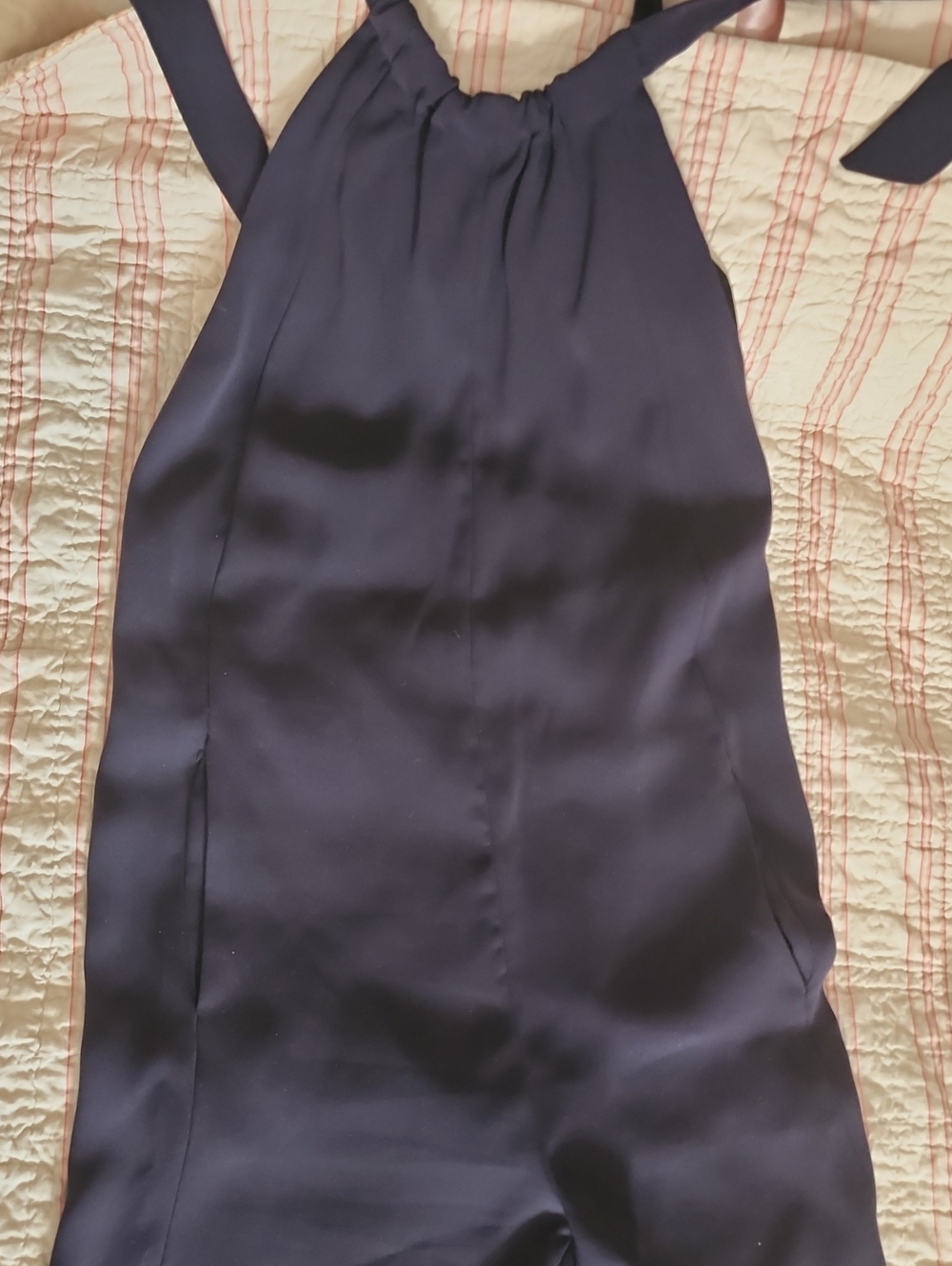 Zara One-Shoulder Navy Dress